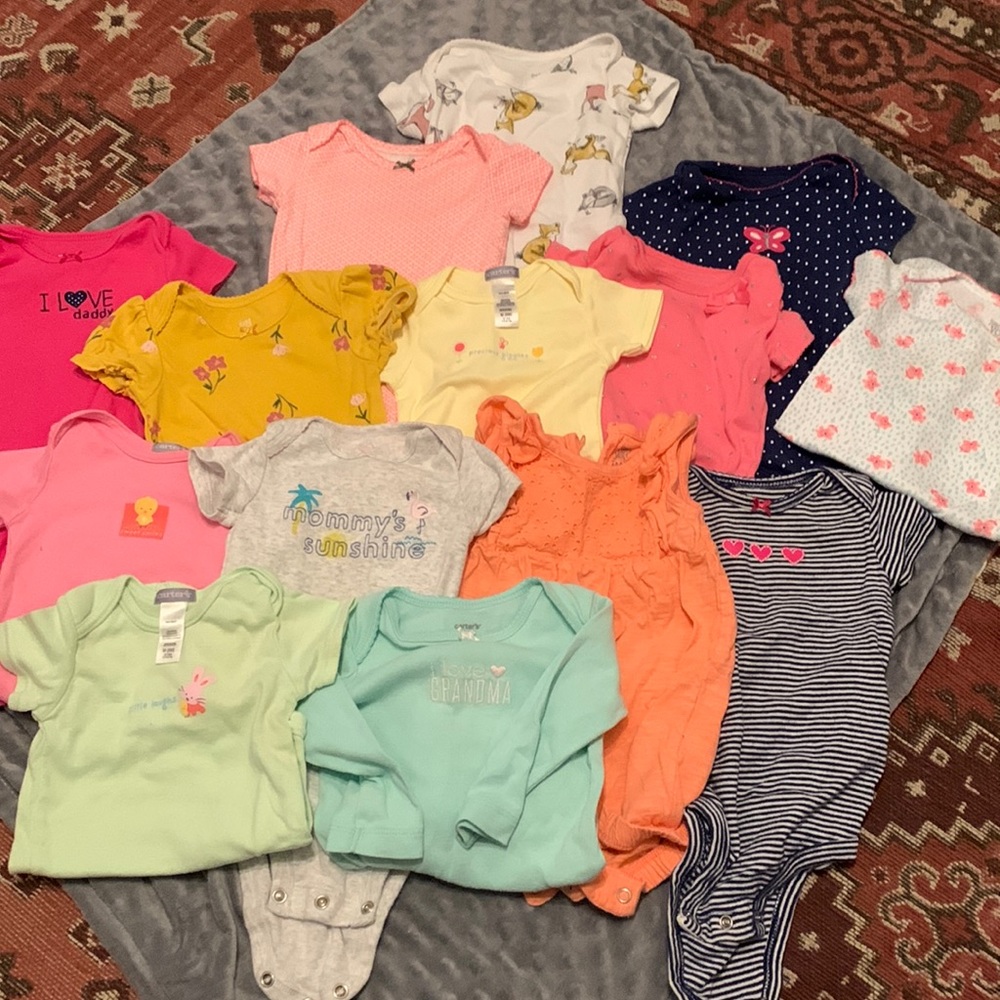 Carters 6M Onesies bundle lot